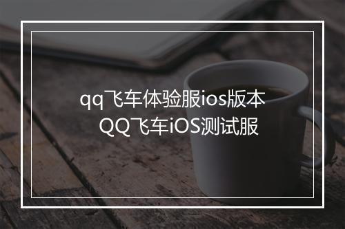 qq飞车体验服ios版本　QQ飞车iOS测试服